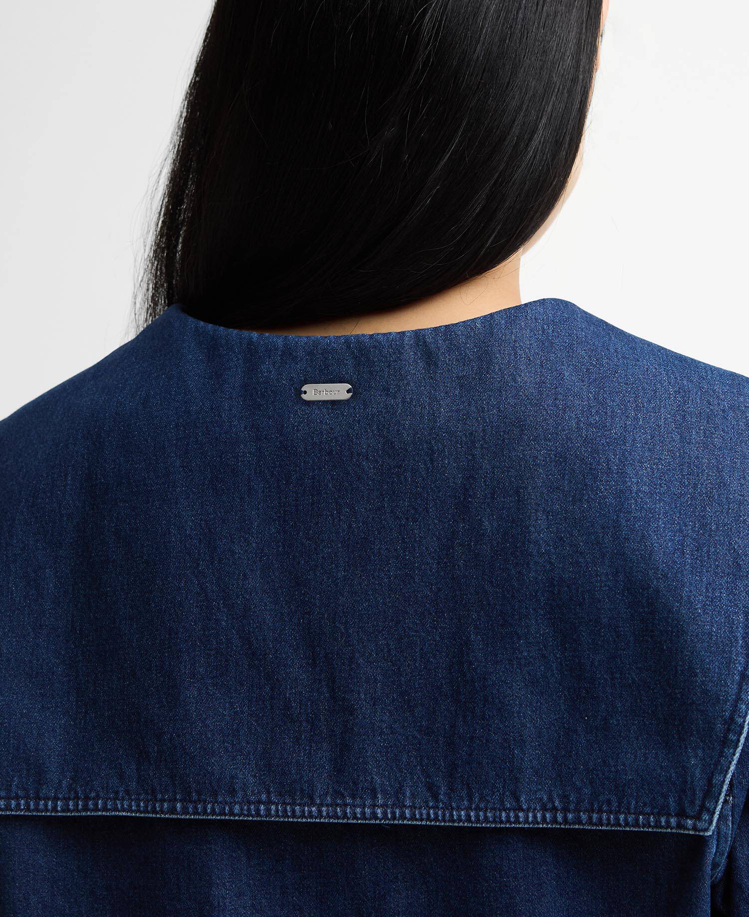Hemd Dartmoor Denim Boxy Mid Wash Indigo image number 4