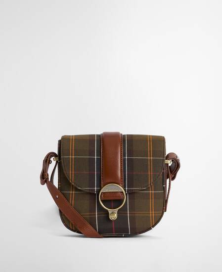 Borsa a tracolla con motivo tartan Elm Classic Tartan