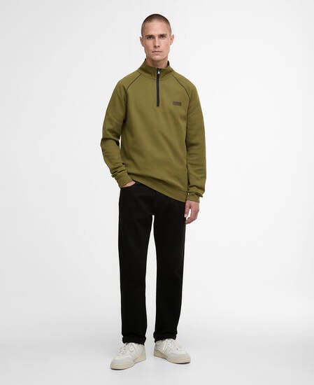 Pullover Markford Half-Zip Cable Olive