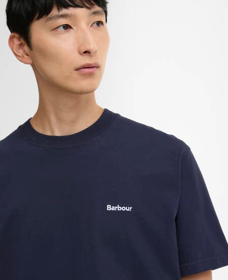 T-shirt oversize con logo Dalton Navy