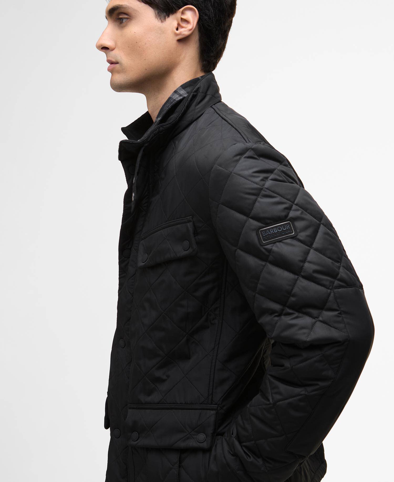 Contemporary Ariel Polarquilt Jacket Black image number 3