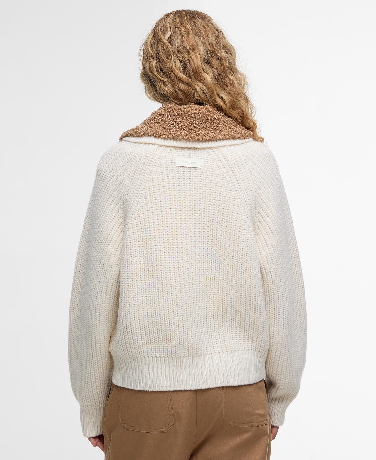 Marla Knitted Bomber Neutral