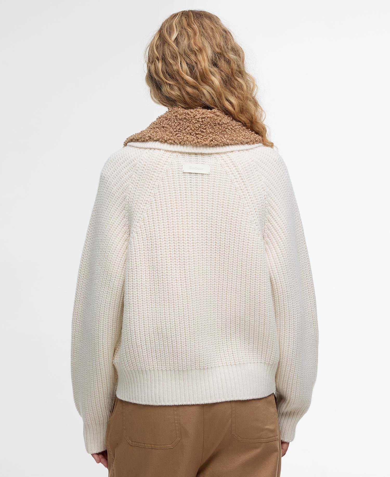 Marla Knitted Bomber Neutral image number 2