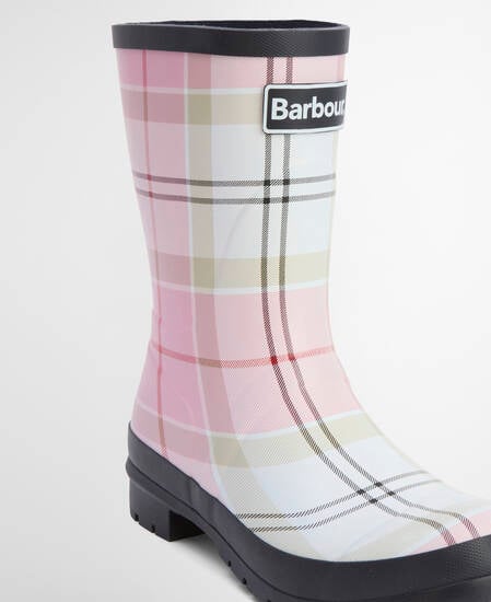 Banbury Wellington Boots Cherry Blossom Tartan