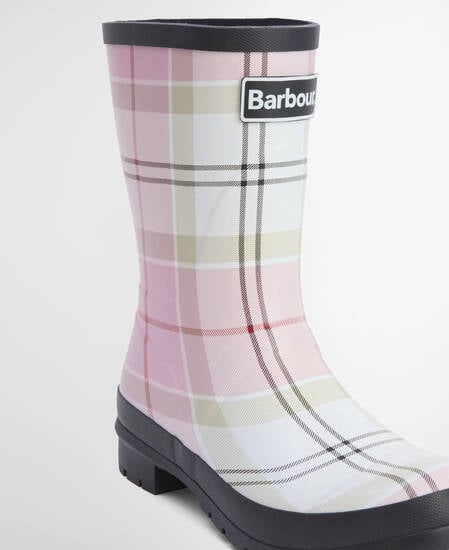 Banbury Wellington Boots Cherry Blossom Tartan