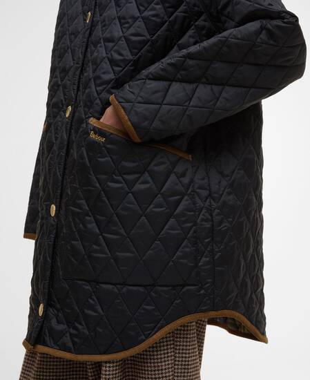 Giacca trapuntata Liddesdale Oversize Black/Classic