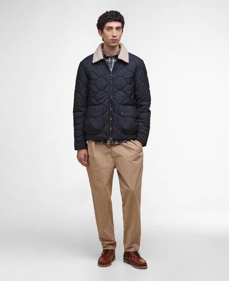 Jig Quilted Jacket Navy