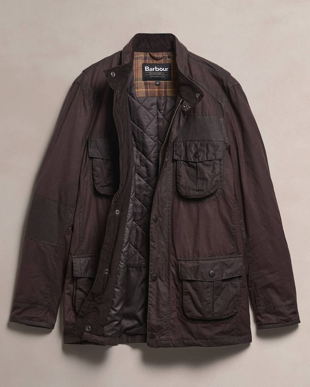 Barbour Re-Loved Men's Corbridge Waxed Jacket - Size XL