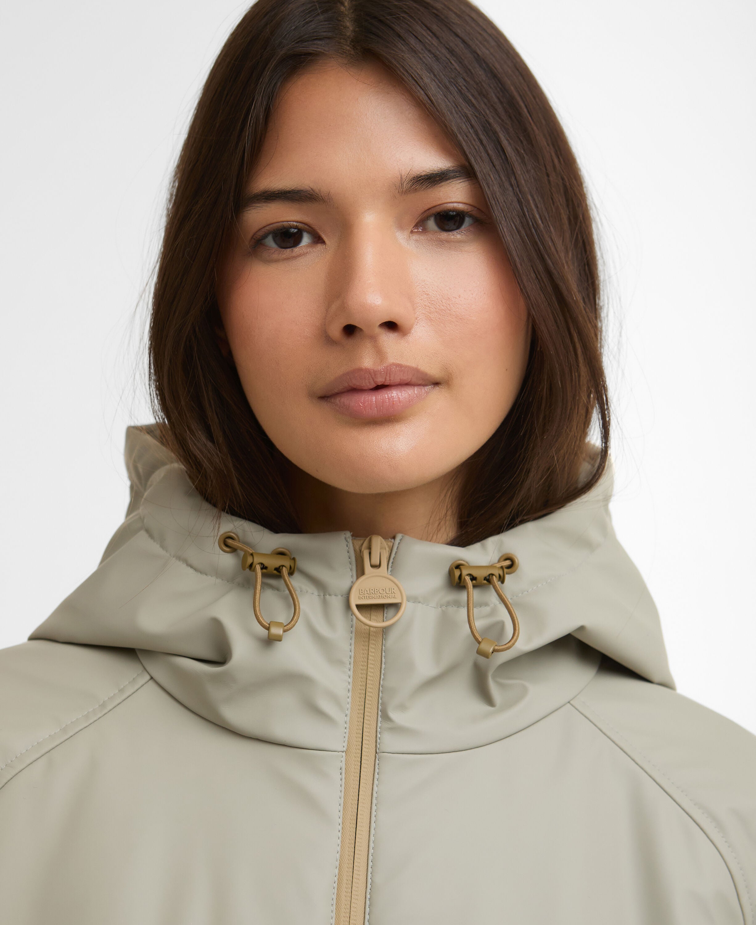 Jourdaine Showerproof Jacket Glacier Grey/Antique Bronze