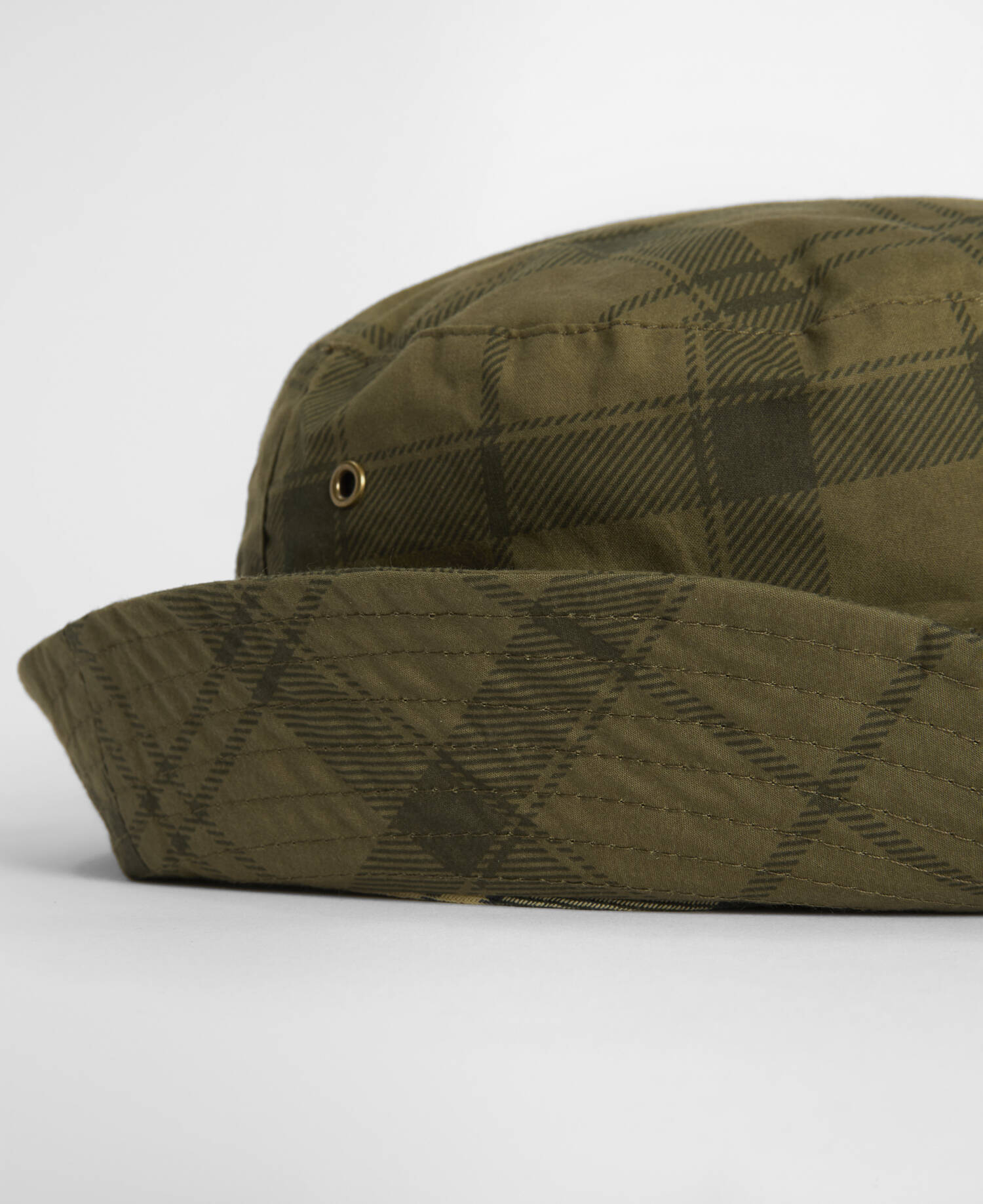 Tartan Transport Bucket Hat Dusky Green Tartan image number 4