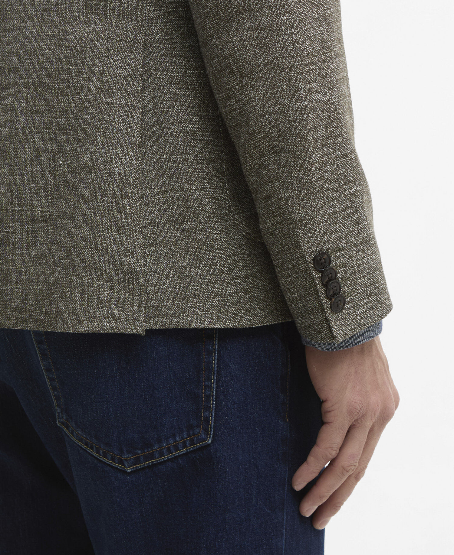 Blazer m&eacute;lange Auckland Olive