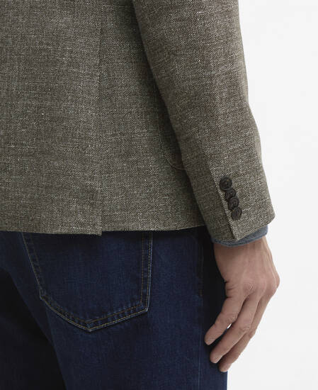 Auckland Melange Blazer Olive