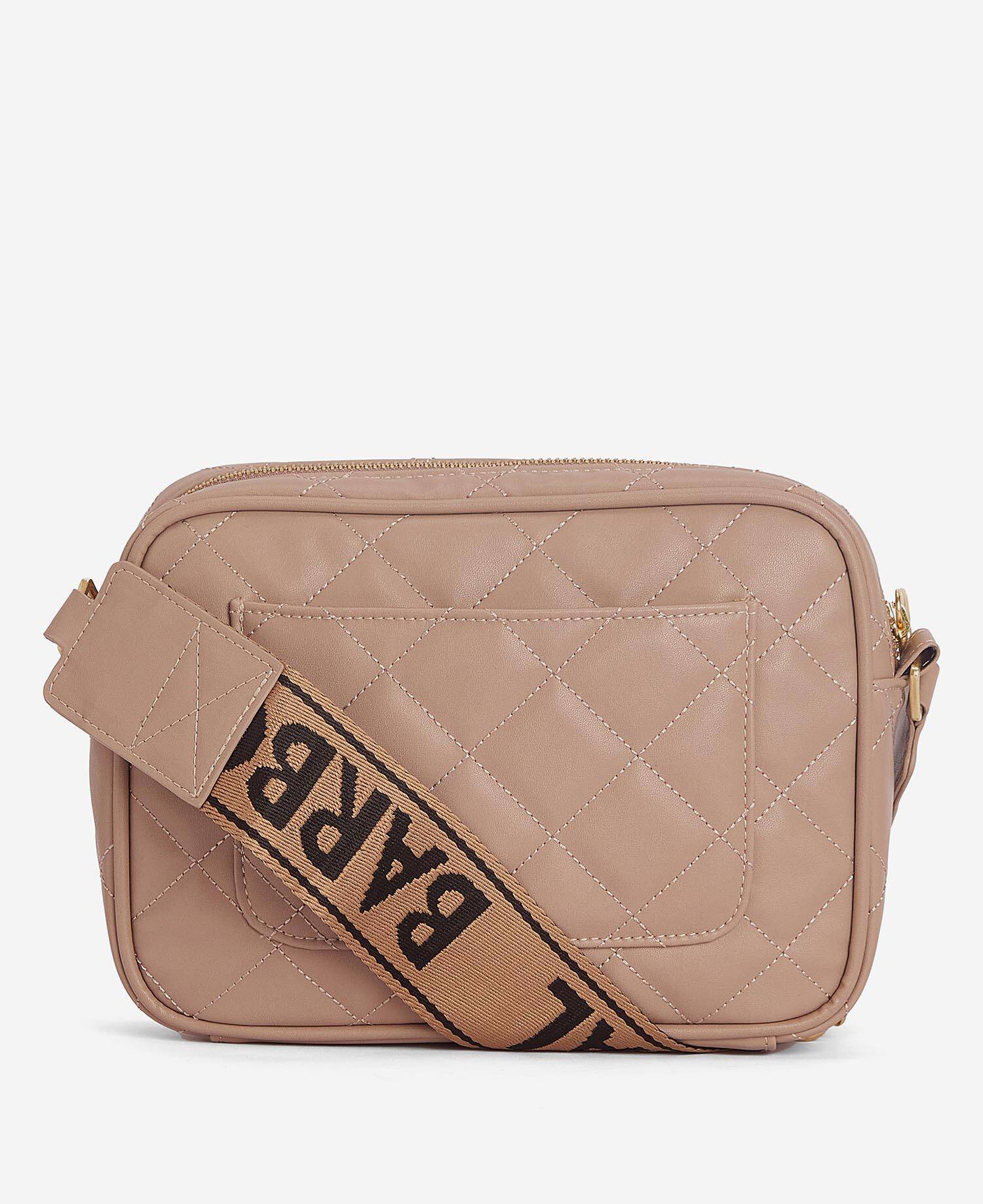 Sloane Quilted Crossbody Bag Camel image number 2