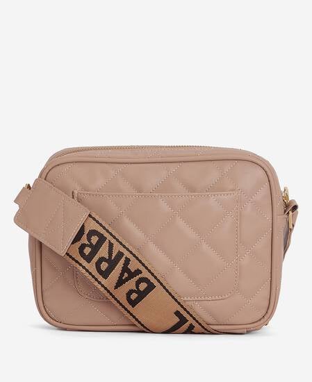 Sloane Quilted Crossbody Bag Camel