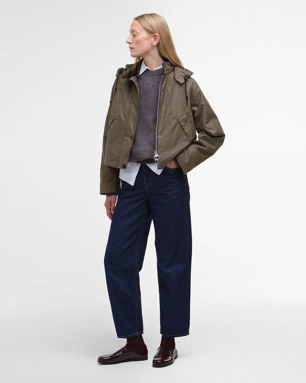 Giacca cerata Transport da donna Barbour x Margaret Howell