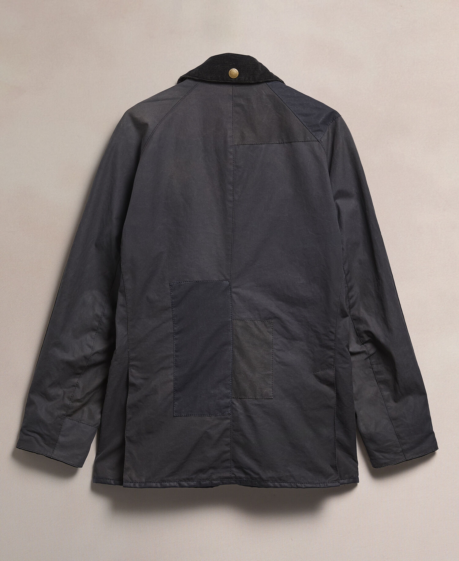Barbour Re-Loved Men's Ashby Waxed Jacket - Size S Navy