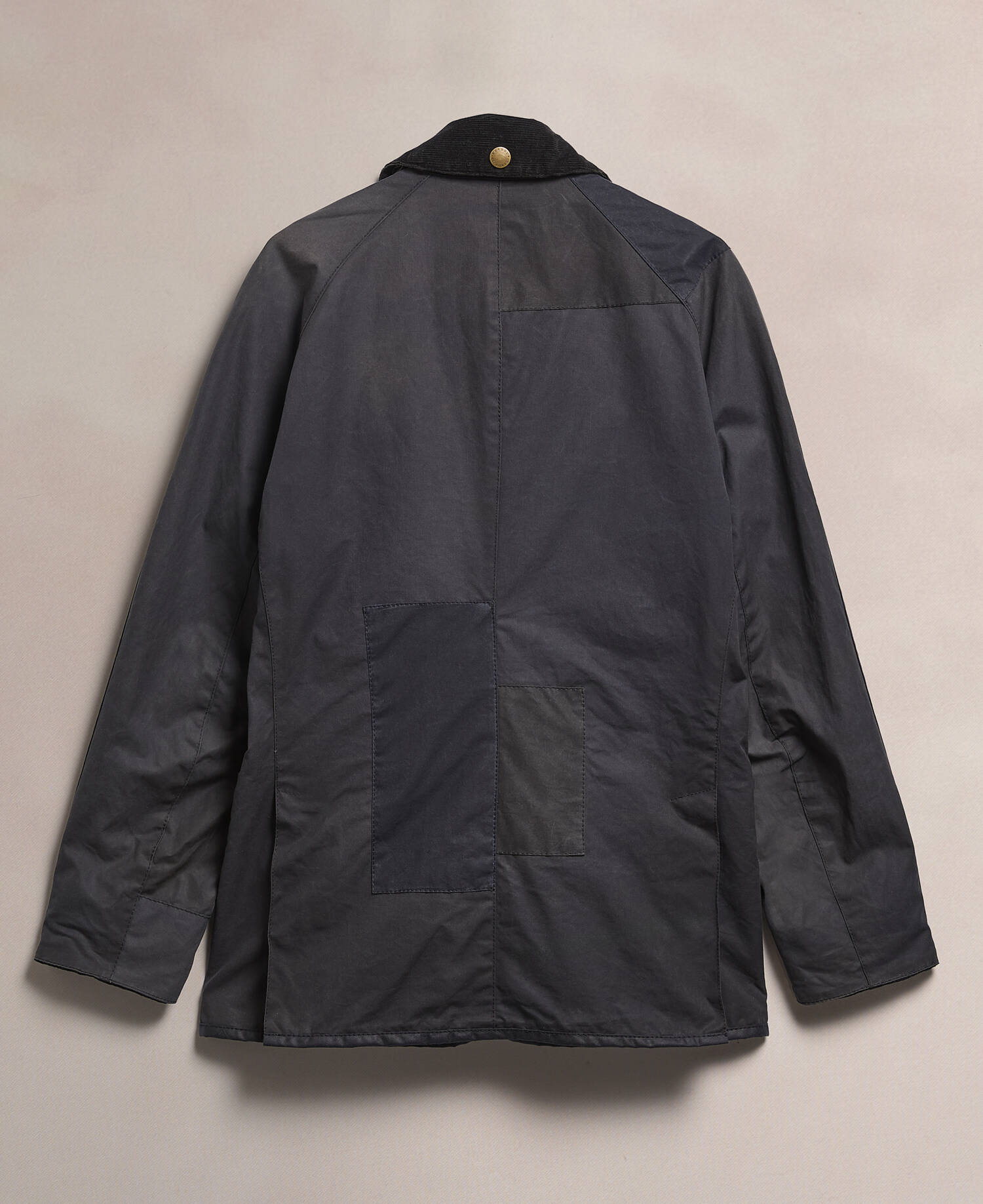 Barbour Re-Loved Men's Ashby Waxed Jacket - Size S Navy image number 2