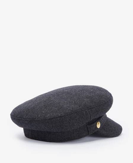 Bothal Bakerboy Cap Charcoal Grey