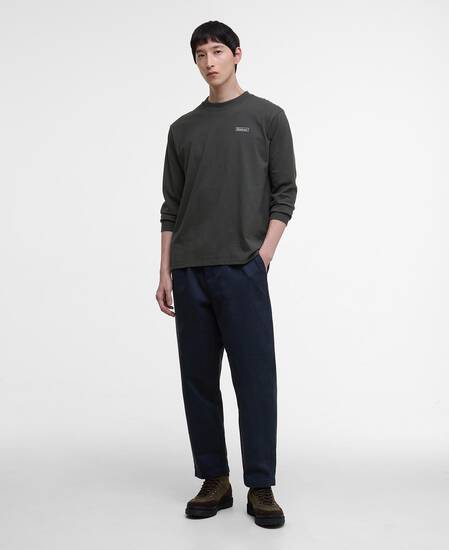 Walton Oversized Long-Sleeved T-Shirt Sage