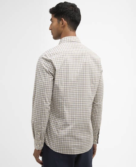 Lomond Tailored Long-Sleeved Shirt Oban Mist Tartan