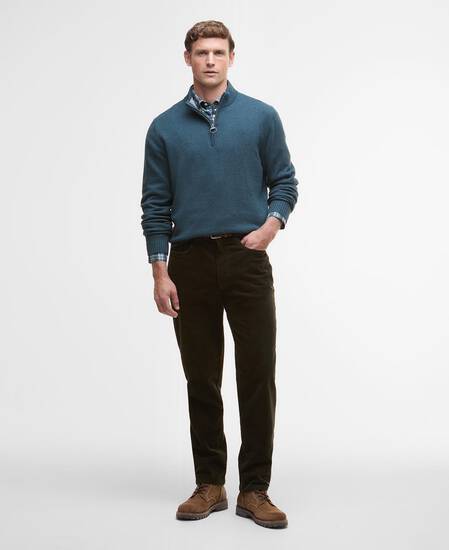 Kelson Half-Zip Jumper Mallard Green