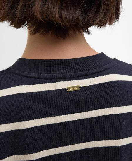 Langarmshirt Maeve Dark Navy/Ecru Stripe