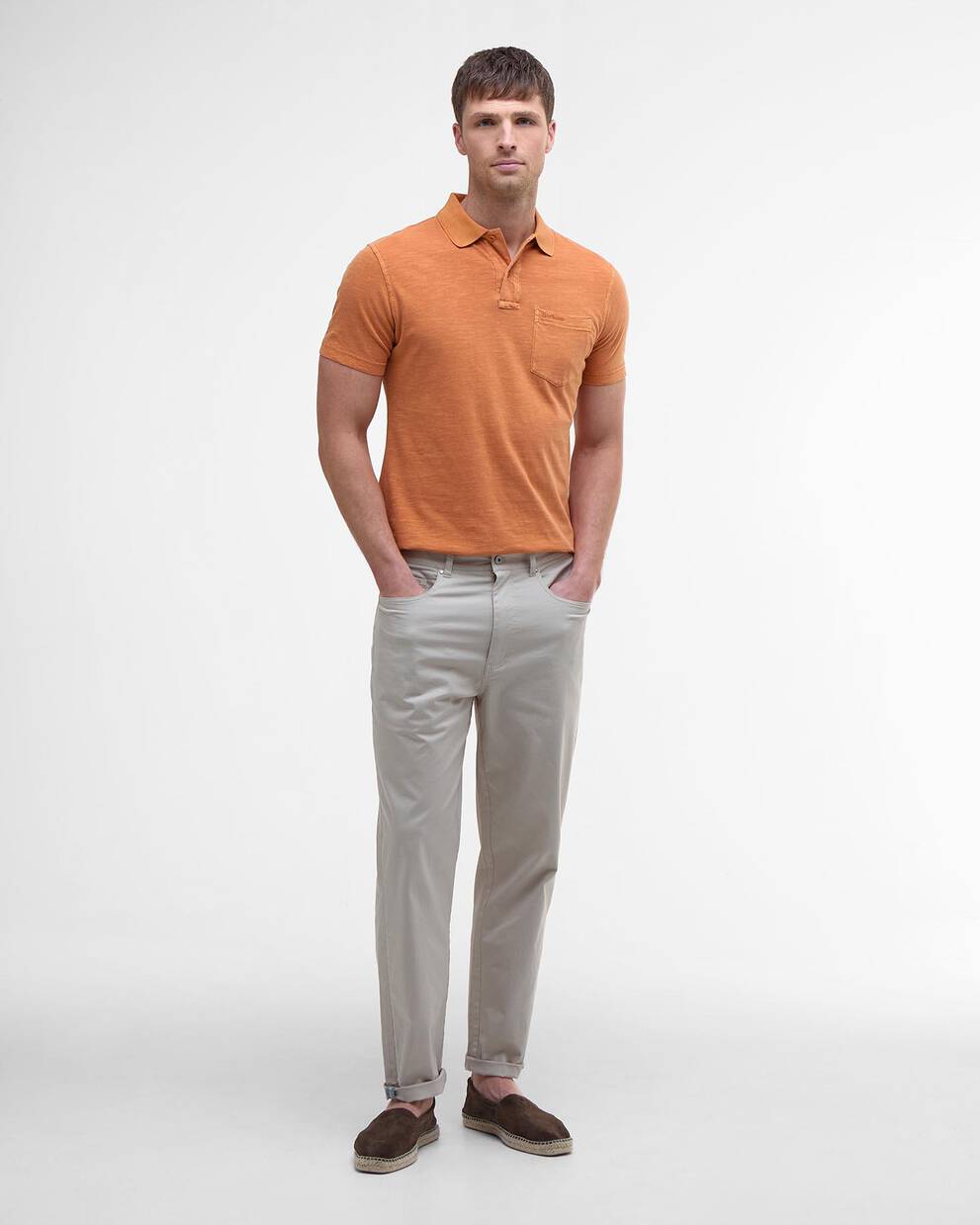 Poloshirt Pigment Dye Slub