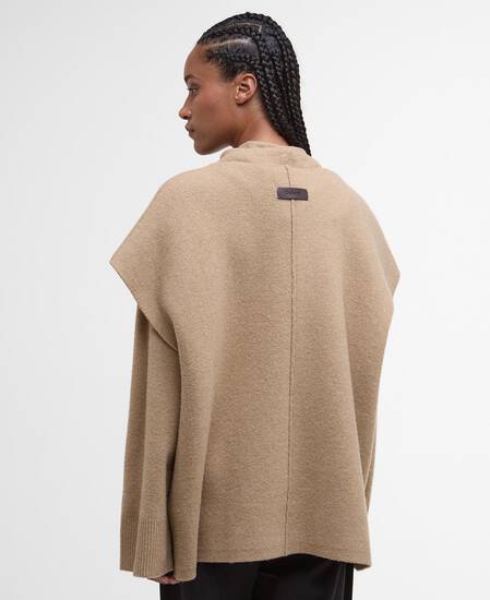 Gilet in maglia Martha Military Brown