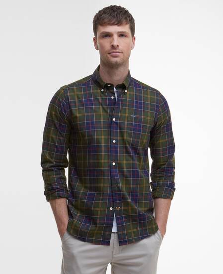 Wetheram Tailored Long-Sleeved Shirt Classic Tartan