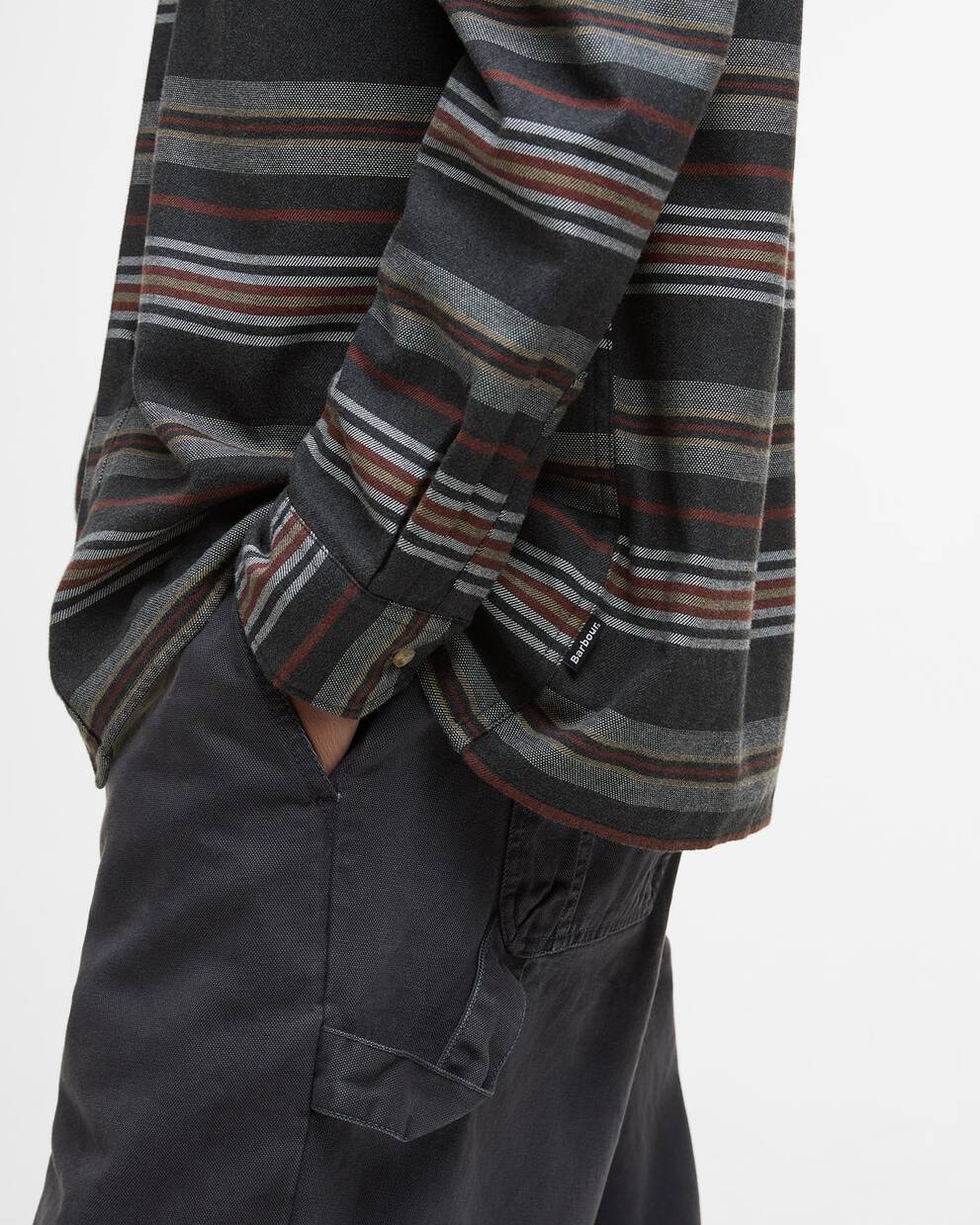 Bowscale Striped Relaxed Shirt