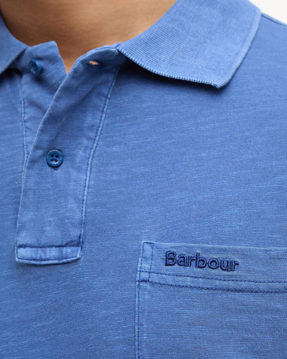 Polo fiammata tinta con pigmenti