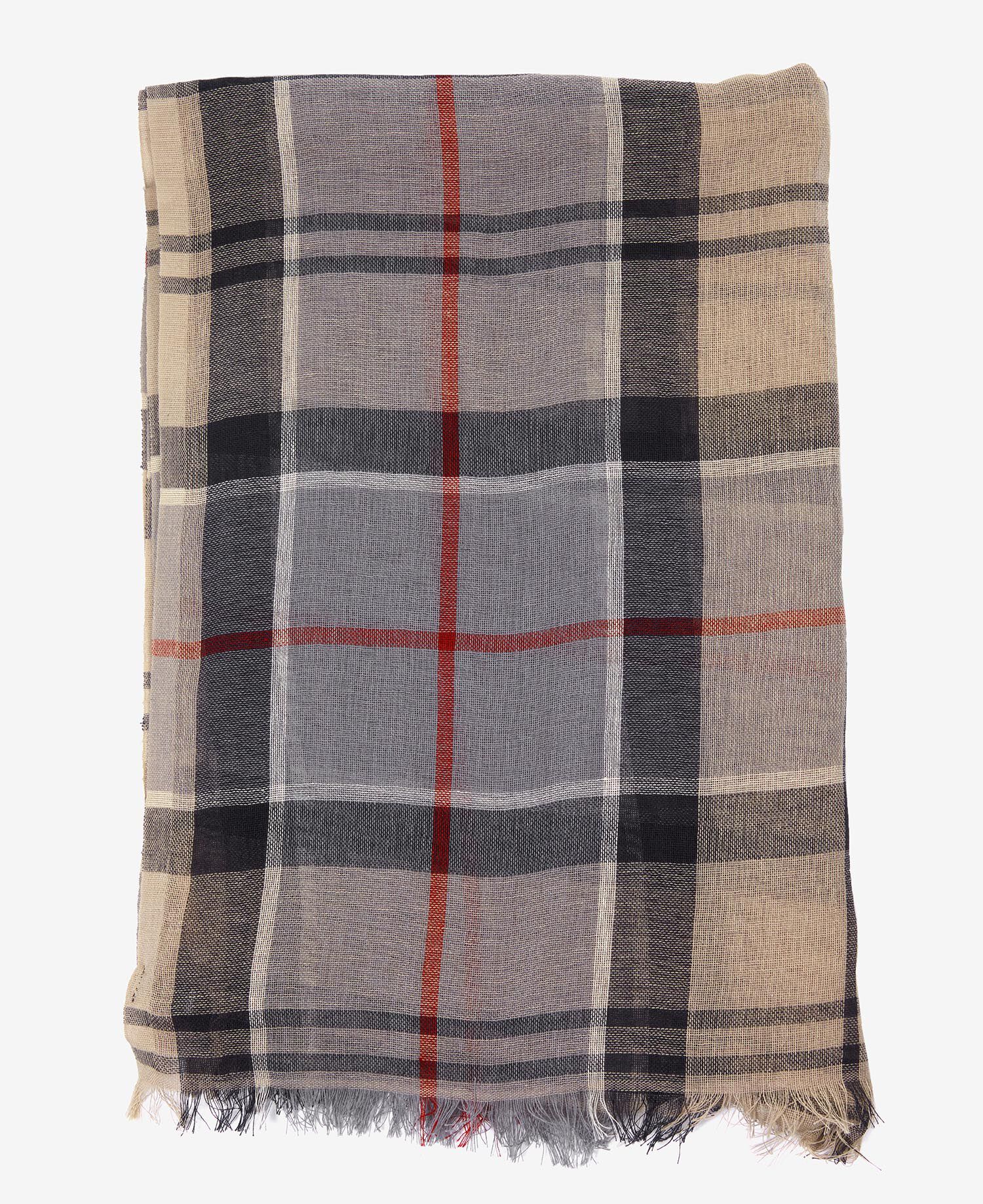 Welton Tartan Scarf Stone Dress Tartan