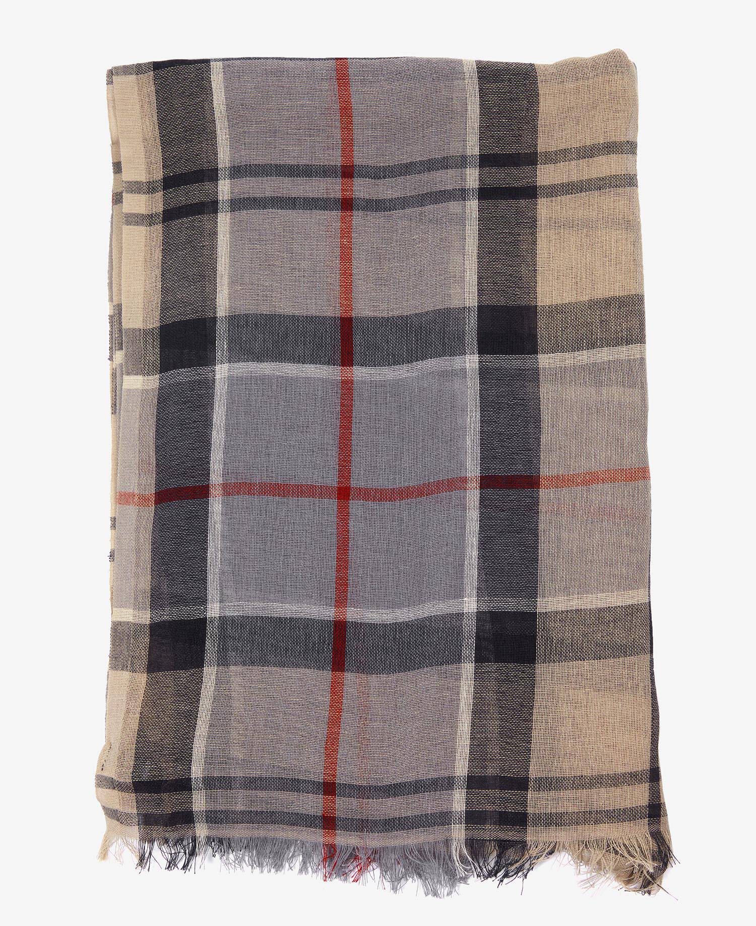 Welton Tartan Scarf Stone Dress Tartan image number 2