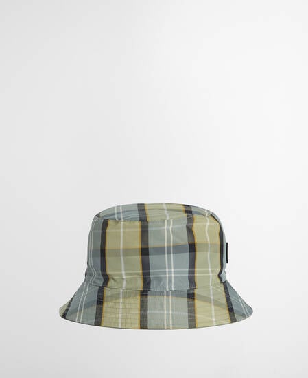 Bucket Hat Hutton Reversible Tartan Highland Loch Tartan/Seagreen