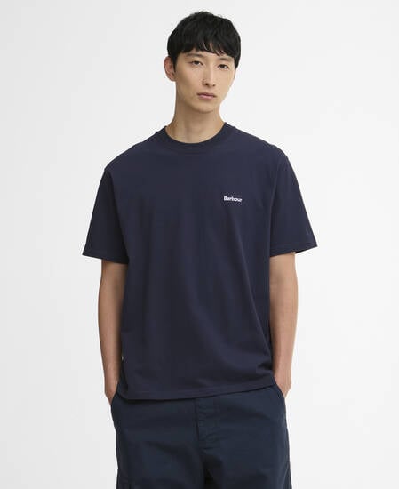 Dalton Logo Oversized T-Shirt Navy