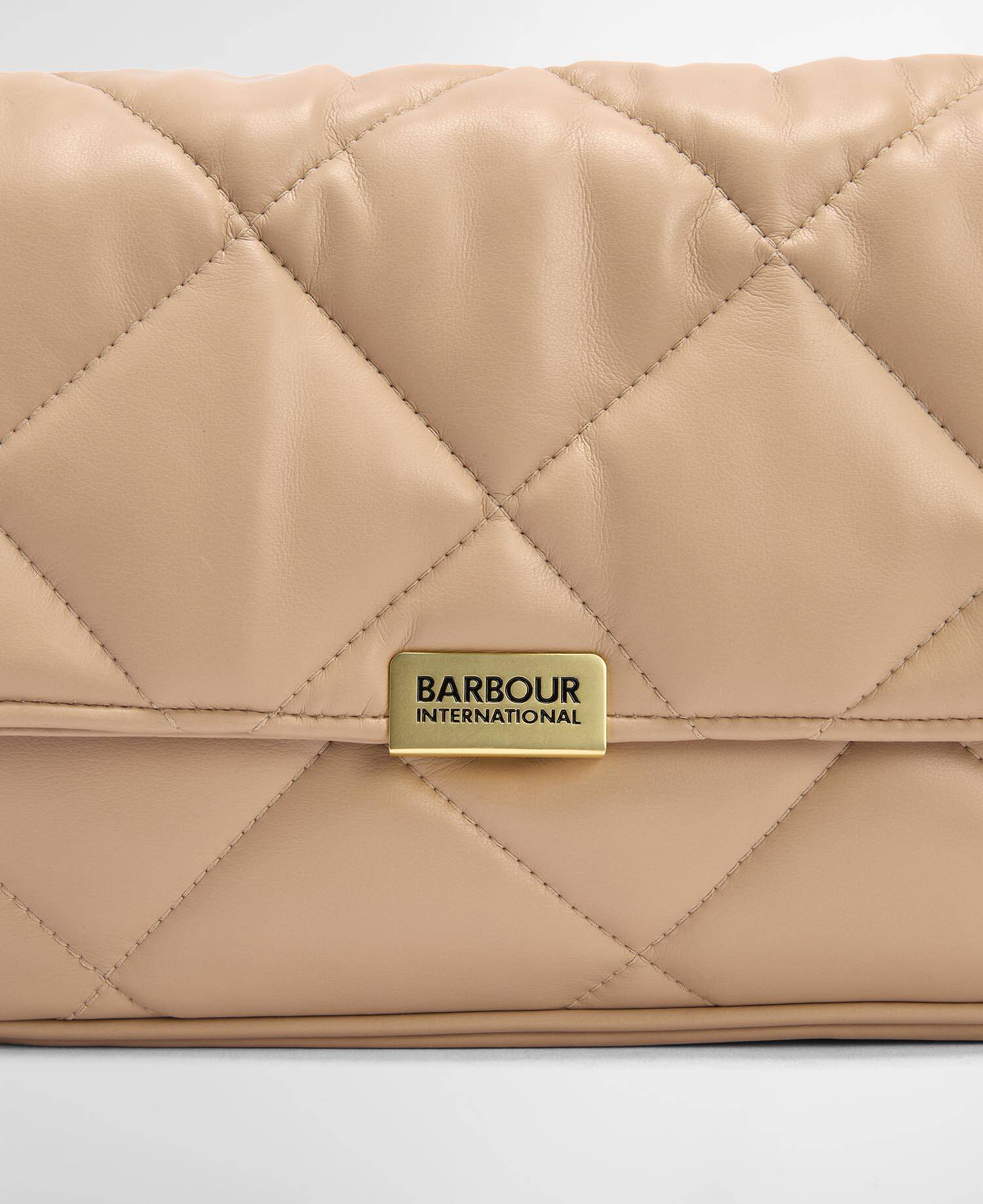 Soft Quilted Shoulder Bag Camel image number 3