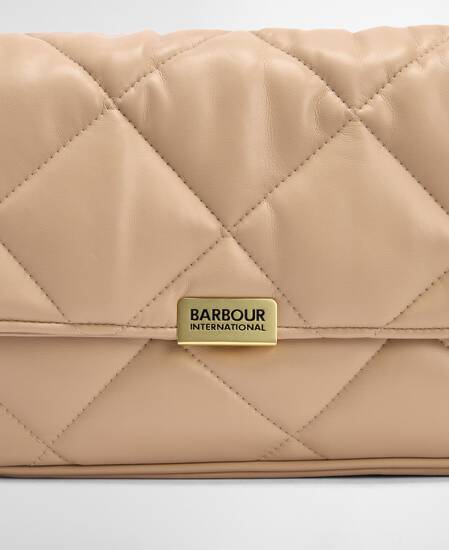 Soft Quilted Shoulder Bag Camel