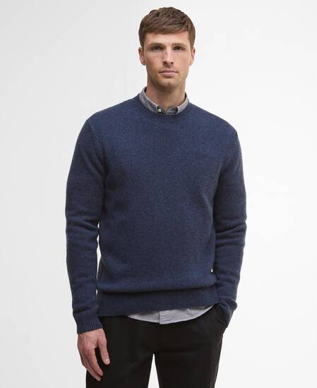 Covent Crew Neck Jumper Navy Marl