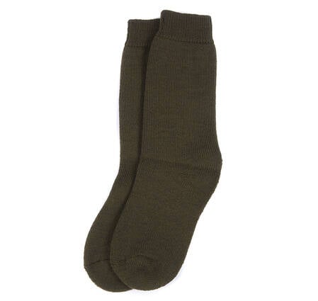 Wellington Calf Socks Olive Green