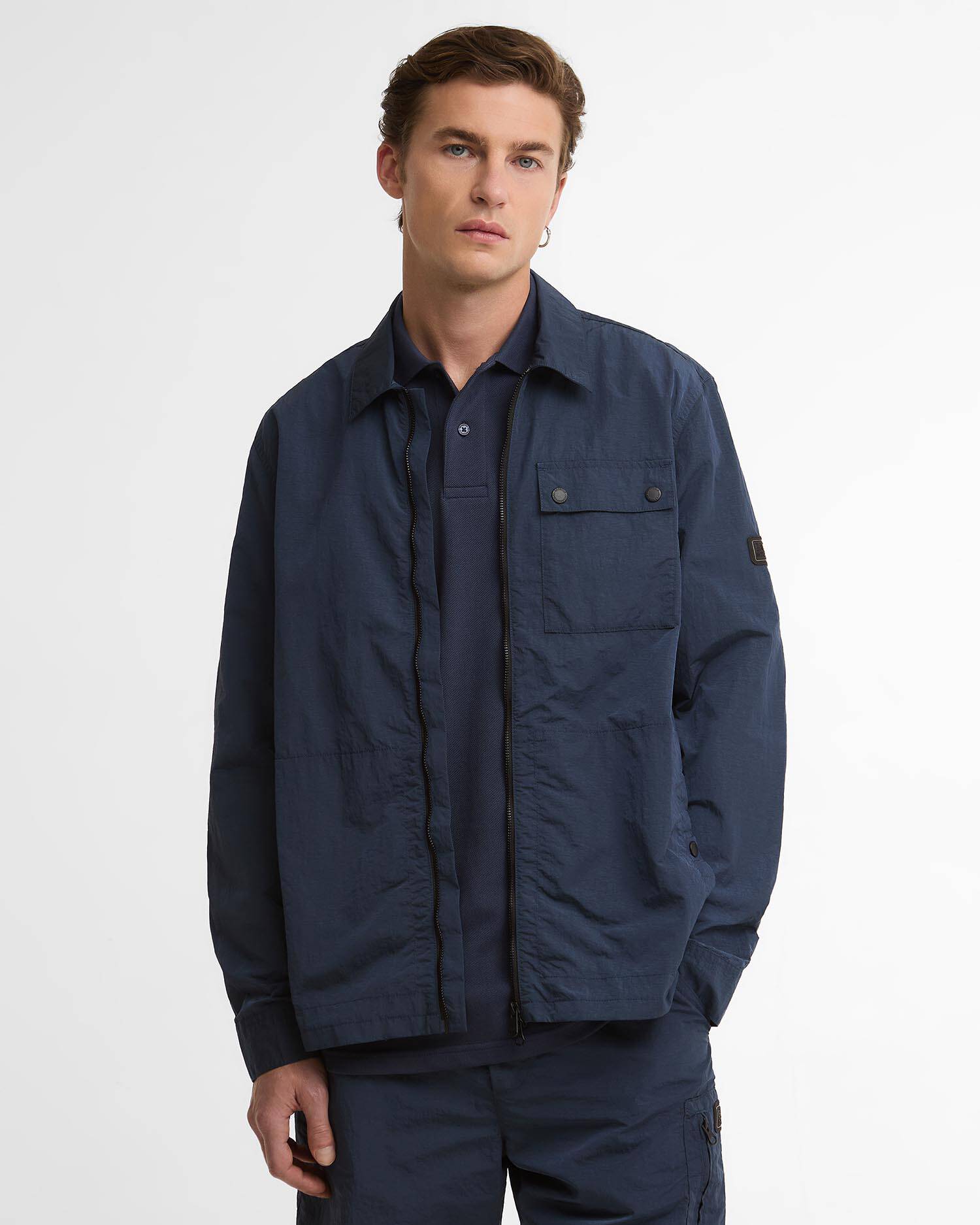 Overshirt Inline Oxford Navy image number 0
