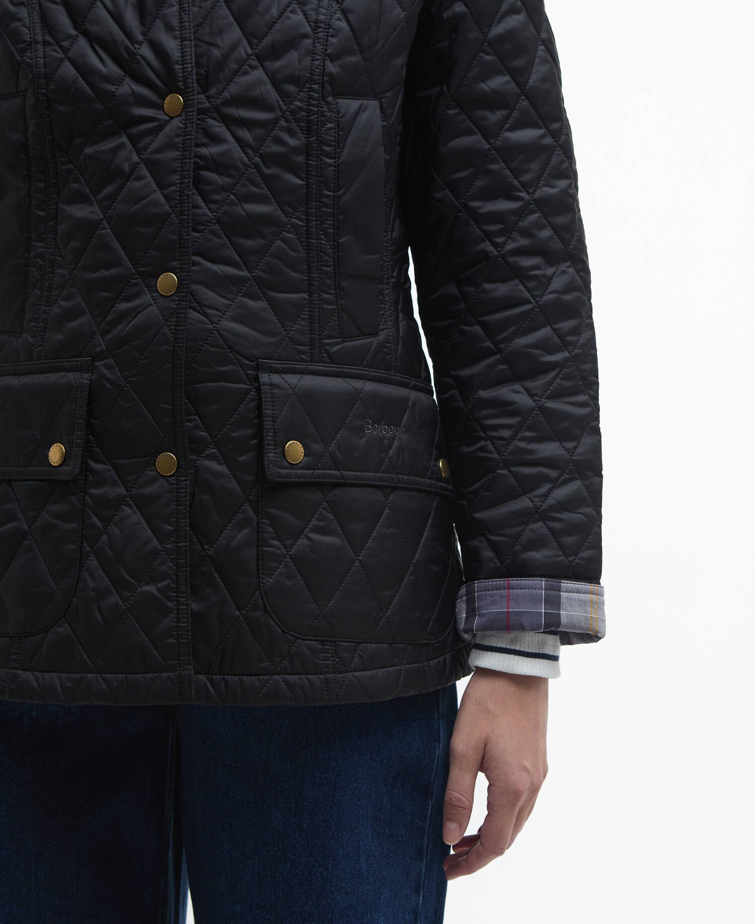 Summer Beadnell Quilted Jacket Classic Black image number 5