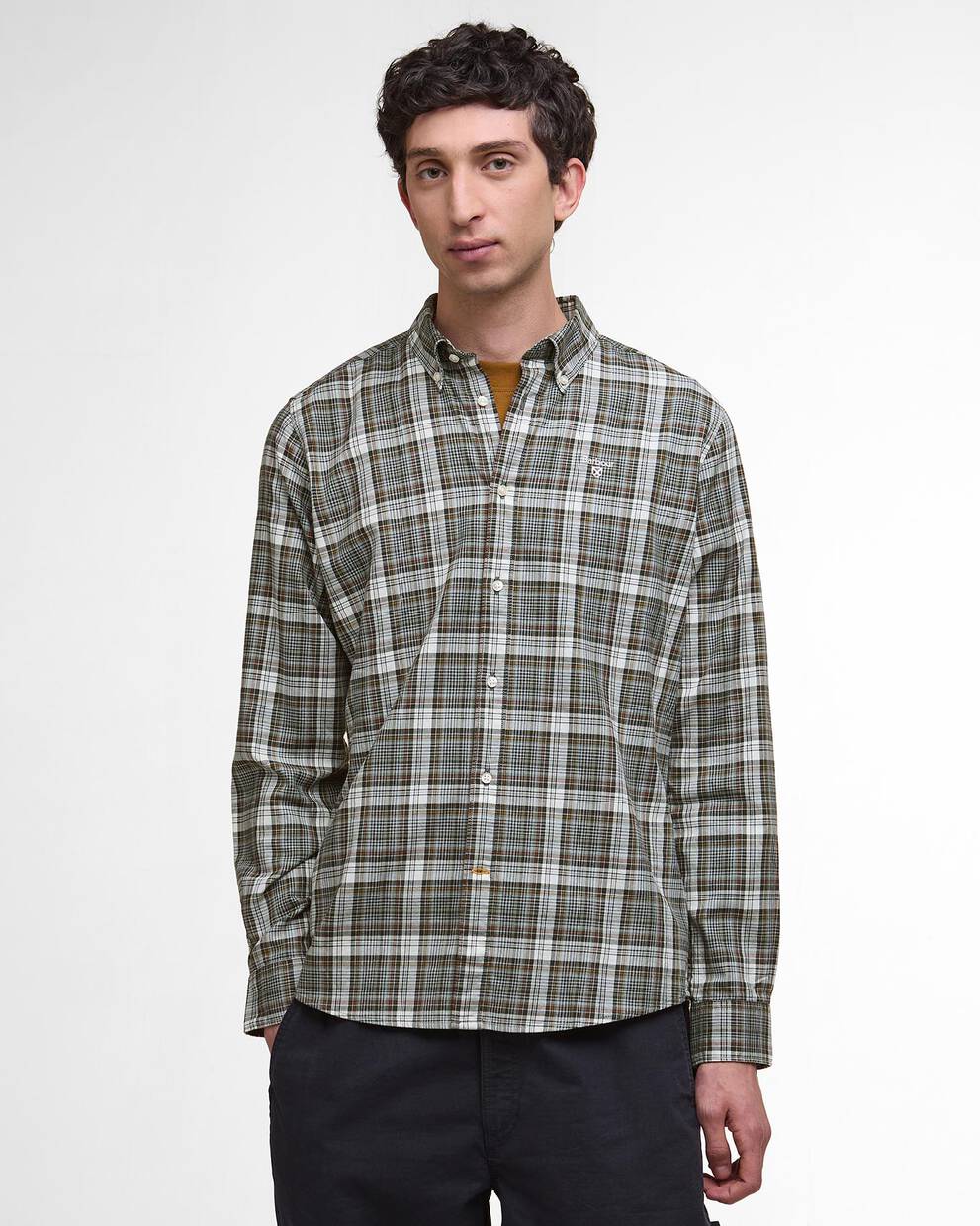 Camicia Mosswood a maniche lunghe leggermente aderente