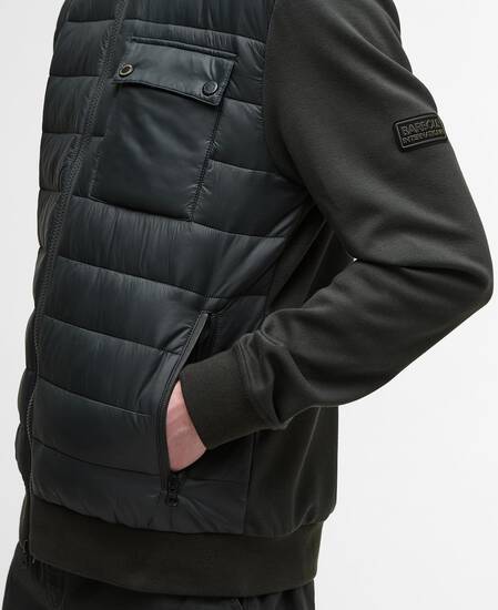 Heysham Quilted Sweatshirt Sage Heysham Quilted Sweatshirt Sage