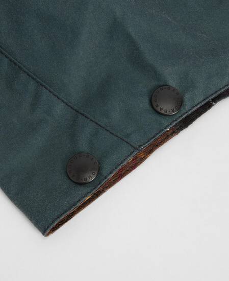 Paul Smith loves Barbour Waxed Hood Dark Slate