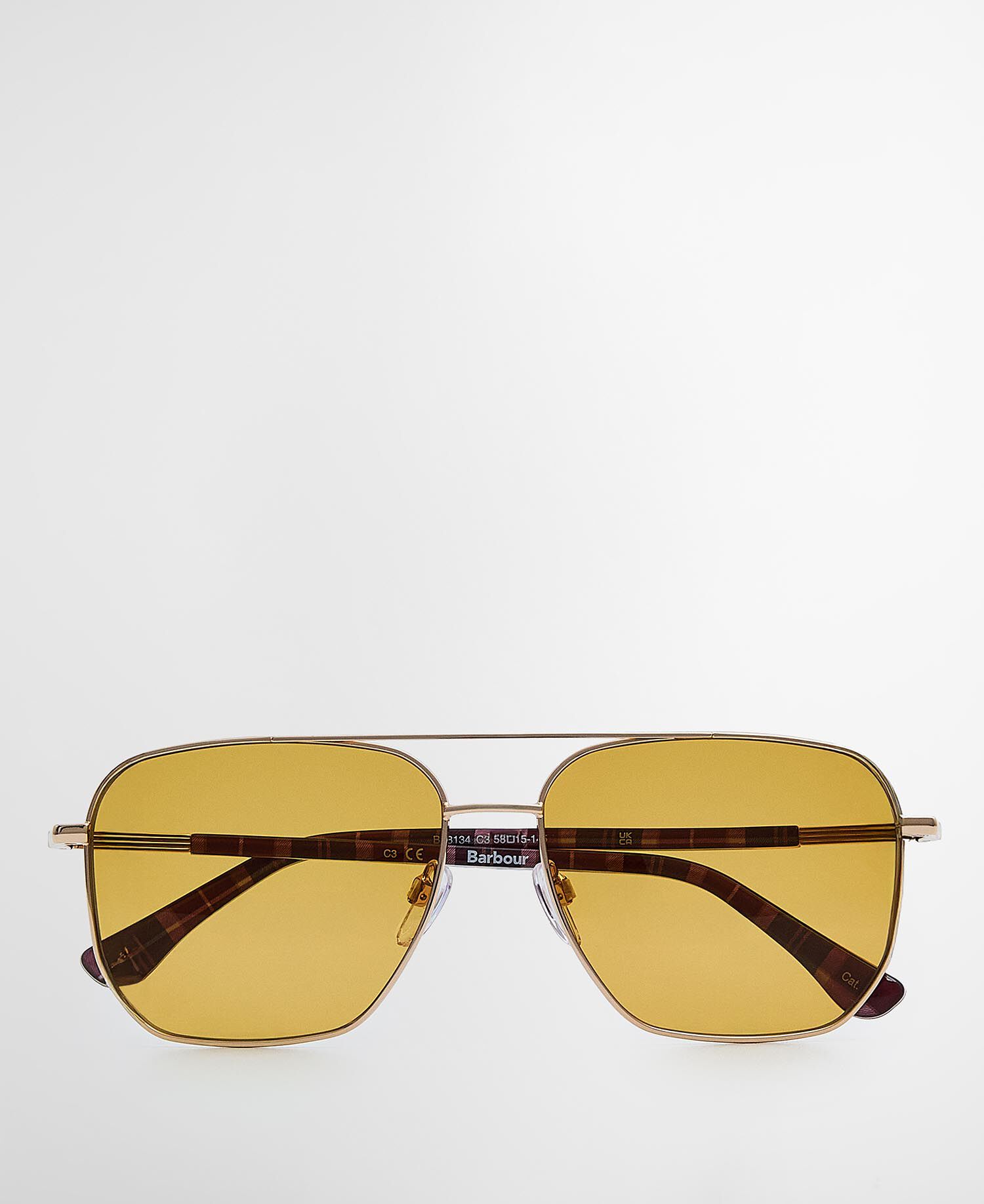 Metal Navigator Sunglasses c3 Gold