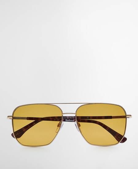 Metal Navigator Sunglasses c3 Gold