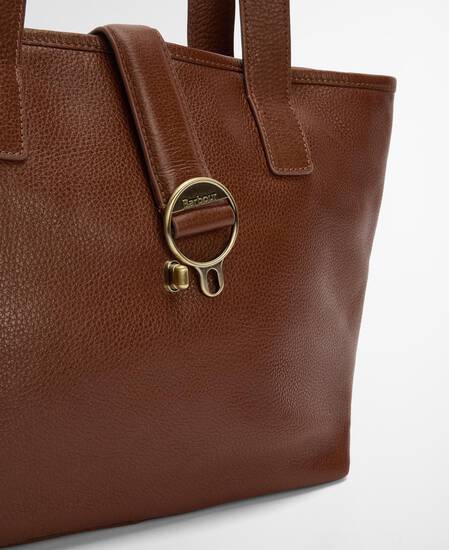Alder Leather Tote Bag Brown