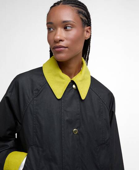Wachsjacke Icons Modern Beadnell Black/Classic