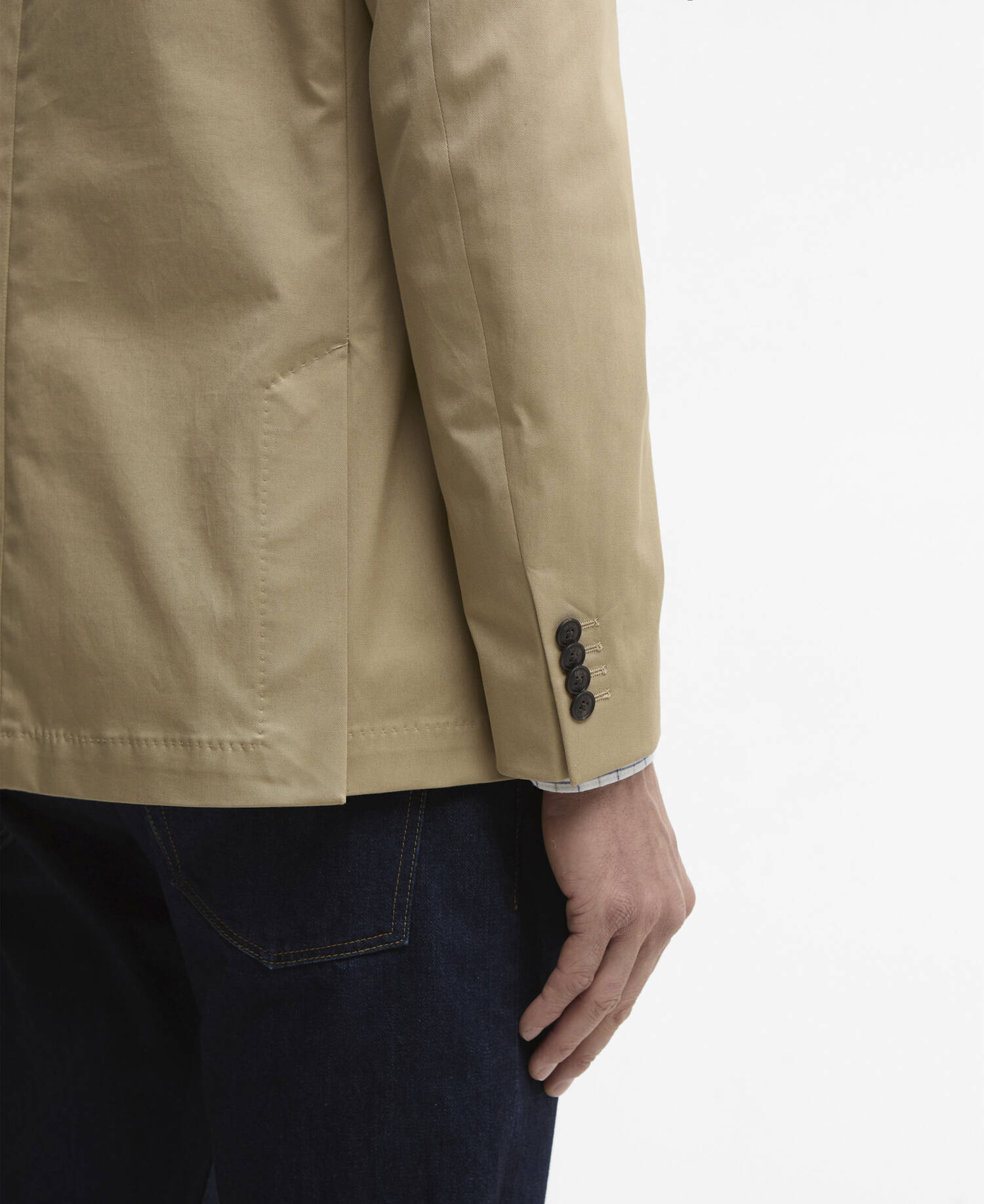 Bellamy Cotton Blazer Sand image number 5