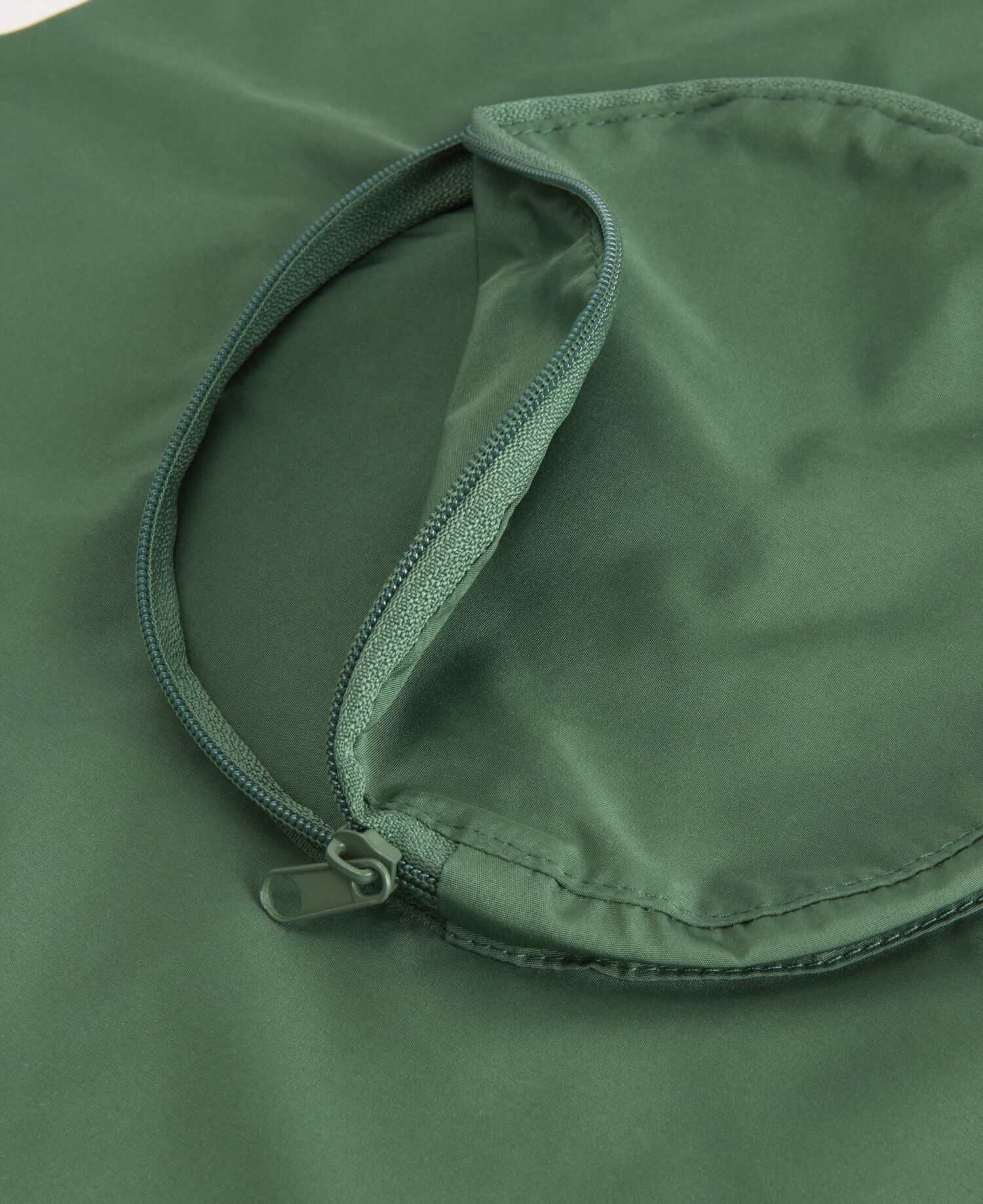 Packable Logo Dog Coat Green